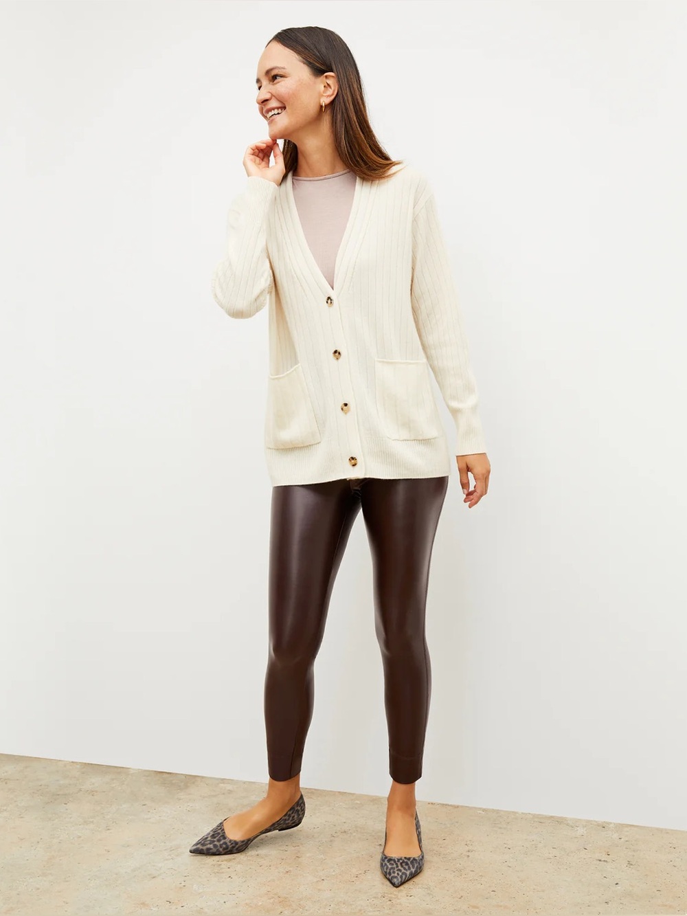 MM Lafleur The Harrington Vegan Leather Legging